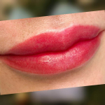 Перманентный макияж губ, Акварель