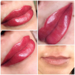 Перманентный макияж губ с растушёвкой, Helen makeup